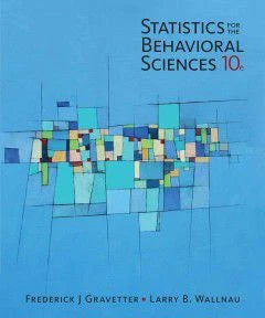 Statistics for The Behavioral Sciences