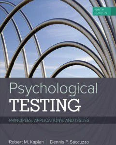 Psychological Testing : Principles, Applications, and Issues