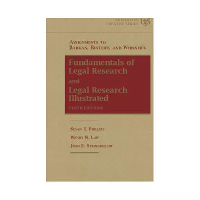 Assignments to Fundamentals of Legal Research